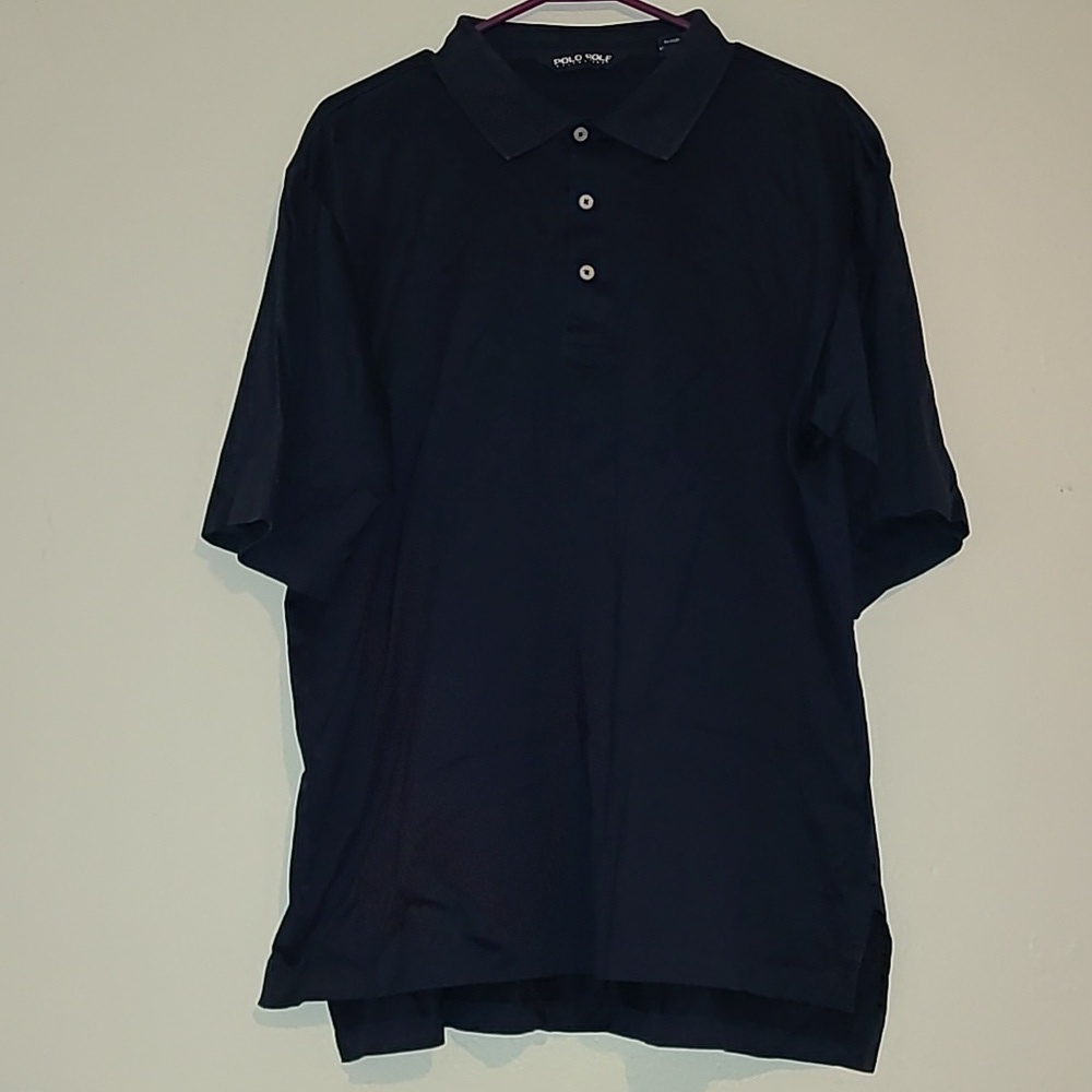 Polo Golf Ralph Lauren navy polo‎ shirt Mens Large